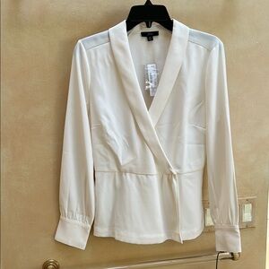 Elegant White Women's Blouse J Crew